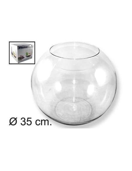 PECERA CRISTAL 35cm CAJA REGALO