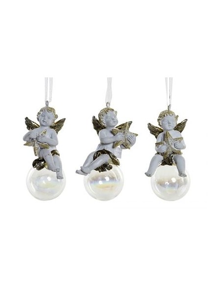 DECORACION COLGANTE RESINA 4,5X4,5X9,5 AN 3 SURT.