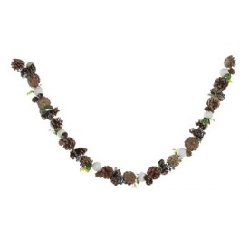 GUIRNALDA PIÑA 8X8X150 NEVADO MARRON