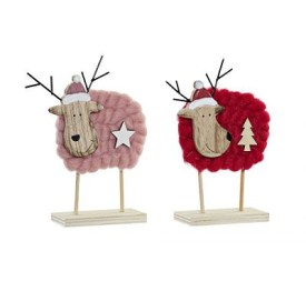 DECORACION MADERA POLIESTER 12X4X17 RENO 2 SURT.