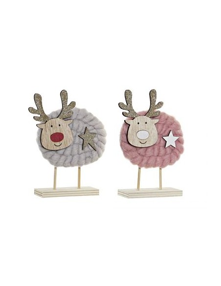 DECORACION MADERA POLIESTER 10X4X16 RENO 2 SURT.