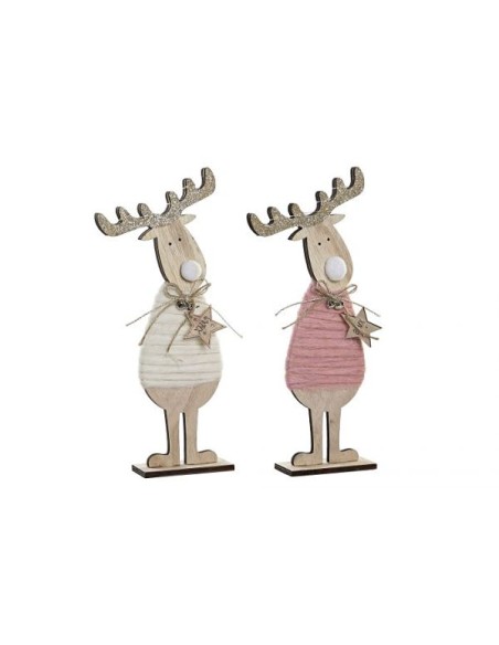 DECORACION MADERA LED 14X5X33 2 SURT.