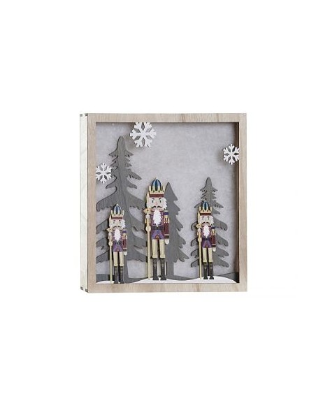 DECORACION PARED LED 30X4,5X30 CASCANUECE 2 SURT.