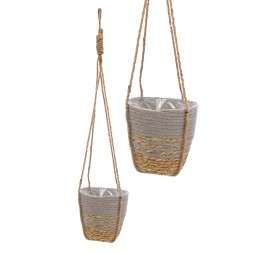 HAYDEN SWIRL HANGER GREY D18H16