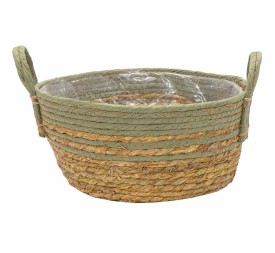 HAYDEN SWIRL BOWL GREEN D23H11