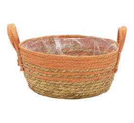 HAYDEN SWIRL BOWL ORANGE D23H11