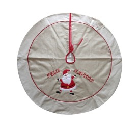 MANTA PIE DE ÁRBOL SANTA CLAUS 100CM
