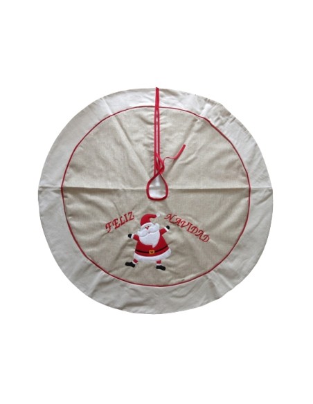 MANTA PIE DE ÁRBOL SANTA CLAUS 100CM