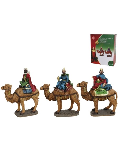 REY MAGO EN CAMELLO 22CM 3STD