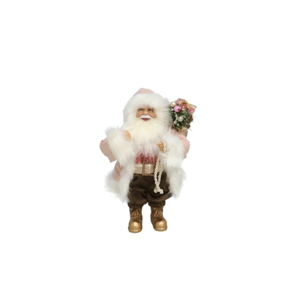 SANTA CLAUS ORO ROSA 30CM