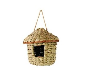 NIDO PAJAROS TEJADO REDONDO GRANDE  13x13x16 cm.