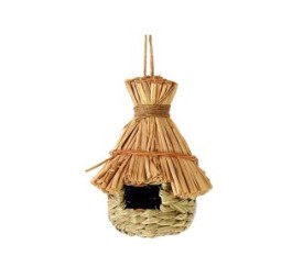 NIDO PAJAROS ALTO BASE REDONDA GRANDE  17x17x20 cm.