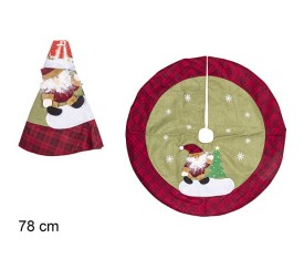 MANTA ARBOL NAVIDAD DECORADO PAPA NOEL