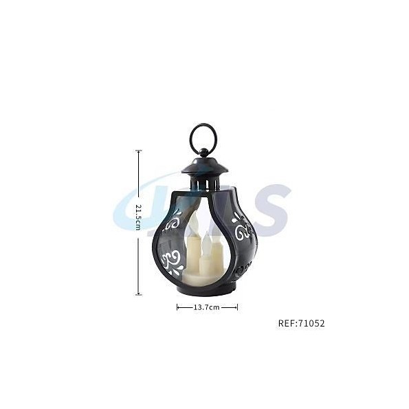 FAROL OSCURO LED TRES VELAS