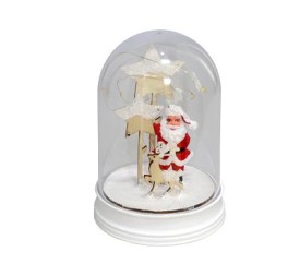 CÚPULA SANTA CLAUS 4 LED CÁLIDOS 9,5X14C