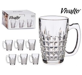 JARRA MUG VIDRIO 340ML CUADRADOS