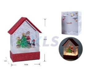 CASA AGUA NAVIDAD LED