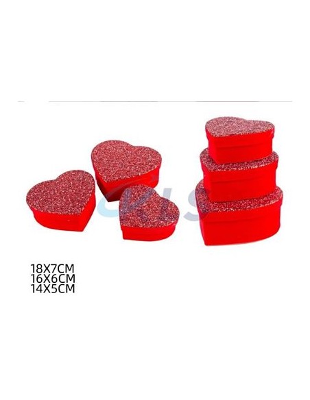 CAJA REGALO CORAZON JUEGO
