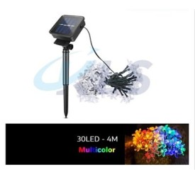 LUZ SOLAR FLOR 30LED 4M