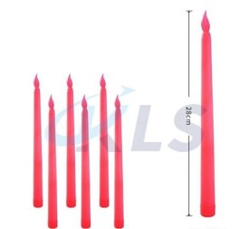VELAS LED  DECORATIVAS ROJO