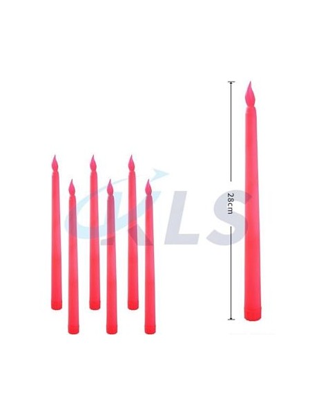 VELAS LED  DECORATIVAS ROJO