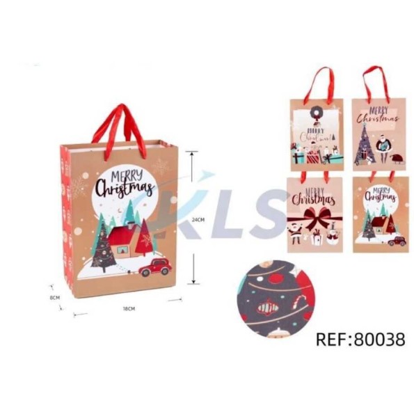 BOLSA DE NAVIDAD 24*18*8