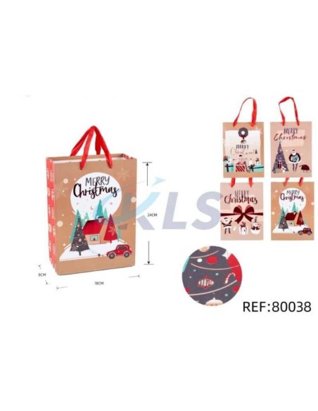 BOLSA DE NAVIDAD 24*18*8