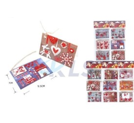 TARJETA NAVIDEÑA( FIGURAS NAVIDAD)