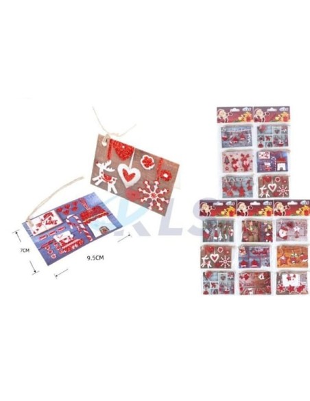 TARJETA NAVIDEÑA( FIGURAS NAVIDAD)