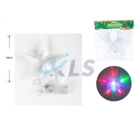 ESTRELLA PARA ARBOL CON LUZ 19CM