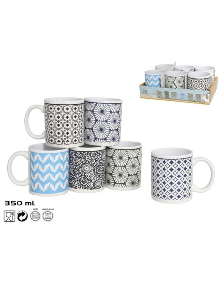TAZA MUG 350 ML SEVILLA 6 SURTIDOS