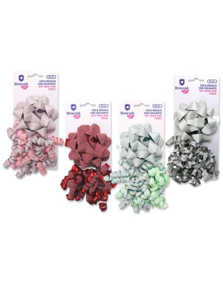 SET COCA 10 CM Y COLGANTE LOOPS METALIZADO