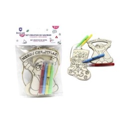 SET CREATIVO NAVIDAD 2 UNID + ROTULADORES