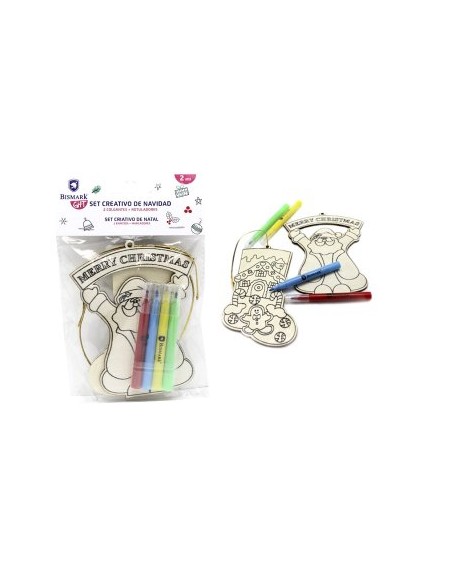 SET CREATIVO NAVIDAD 2 UNID + ROTULADORES