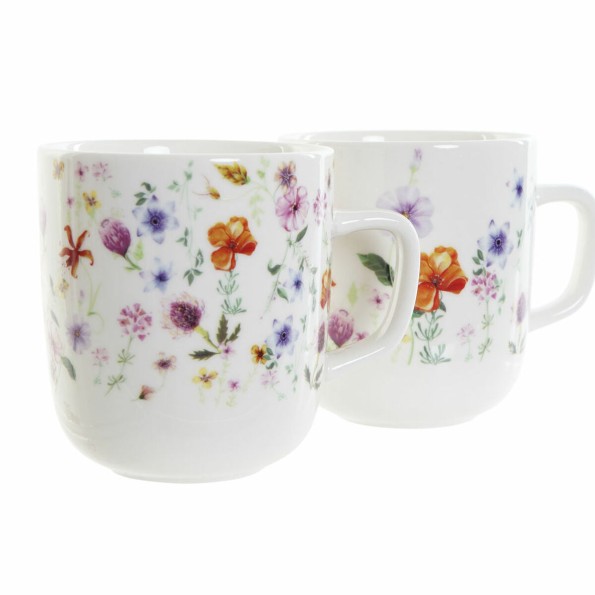 MUG PORCELANA 11,5X8,5X10 380ML, BLOOM 2 SURT.