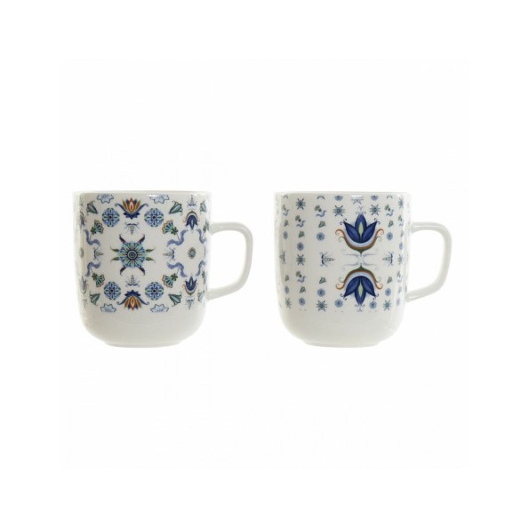 MUG PORCELANA 11,5X8,5X10 380ML, AZULEJOS 2 SURT.