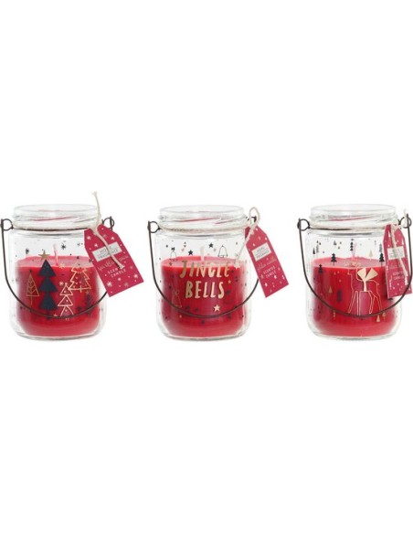 VELA CRISTAL CERA 7,5X7,5X9 120GR, 3 SURT.