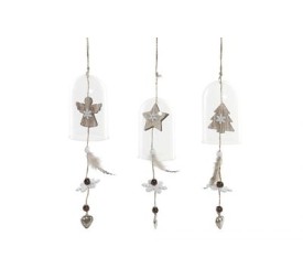 DECORACION COLGANTE MADERA 5X5X33,5 3 SURT.