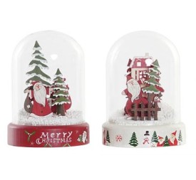 DECORACION LUMINOSA LED 9X9X11 PAPA NOEL 2 SURT.