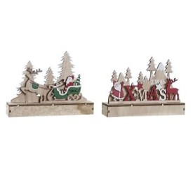 DECORACION LUMINOSA LED MDF 22,5X5X17 2 SURT.