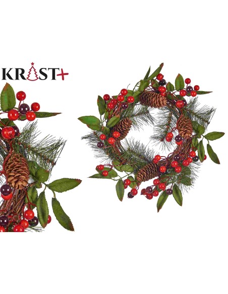 CORONA NAVIDEÑA TAMAÑO PEQUEÑO