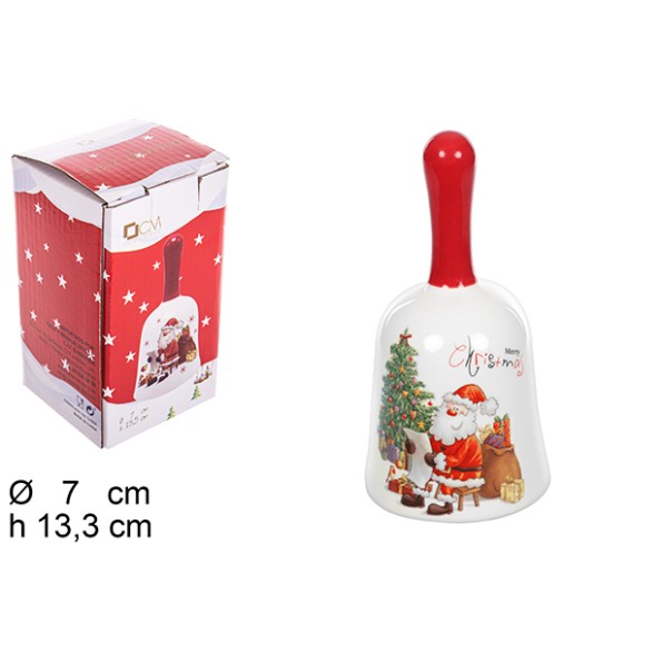 CAMPANA CERAMICA NAVIDAD