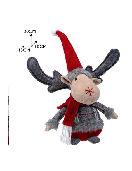 MUÑECO DE RENO 13*10*20CM