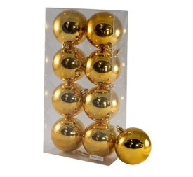 COLGANTE DE BOLAS 7CM ORO BRILLANTE