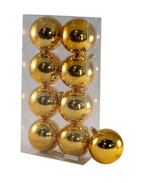 COLGANTE DE BOLAS 7CM ORO BRILLANTE