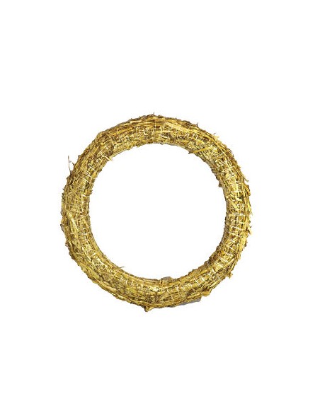 CORONA DE RATAN  30*17CM (48)