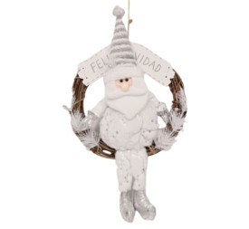 GUIRNALDA DE NAVIDAD DEL MUÑECO PAPANOEL PLATA 12 (24)