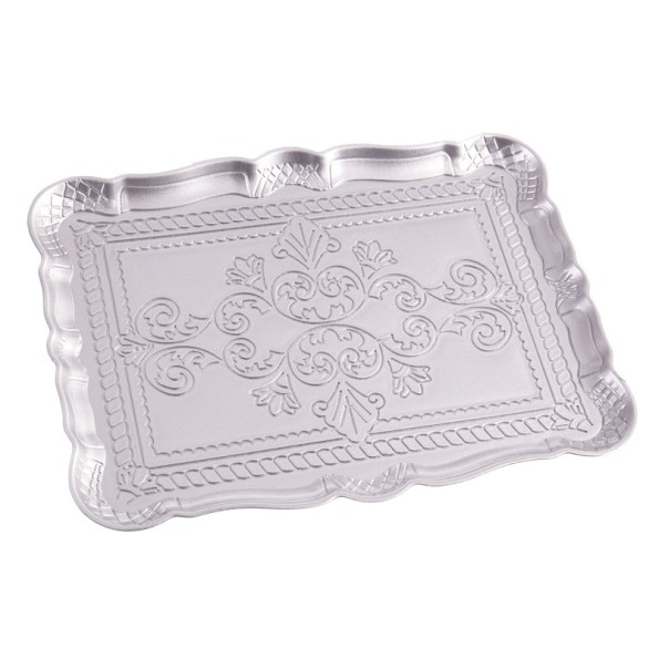 BANDEJA RECTANGULAR PLATA 30,50 X 23 X 1,50 CM