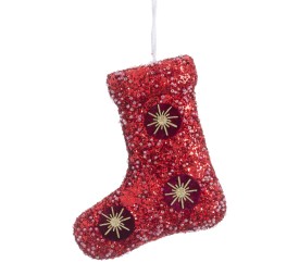 COLGANTE BOTA FOAM ROJO 13 X 15 CM