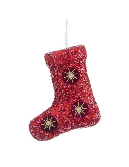 COLGANTE BOTA FOAM ROJO 13 X 15 CM